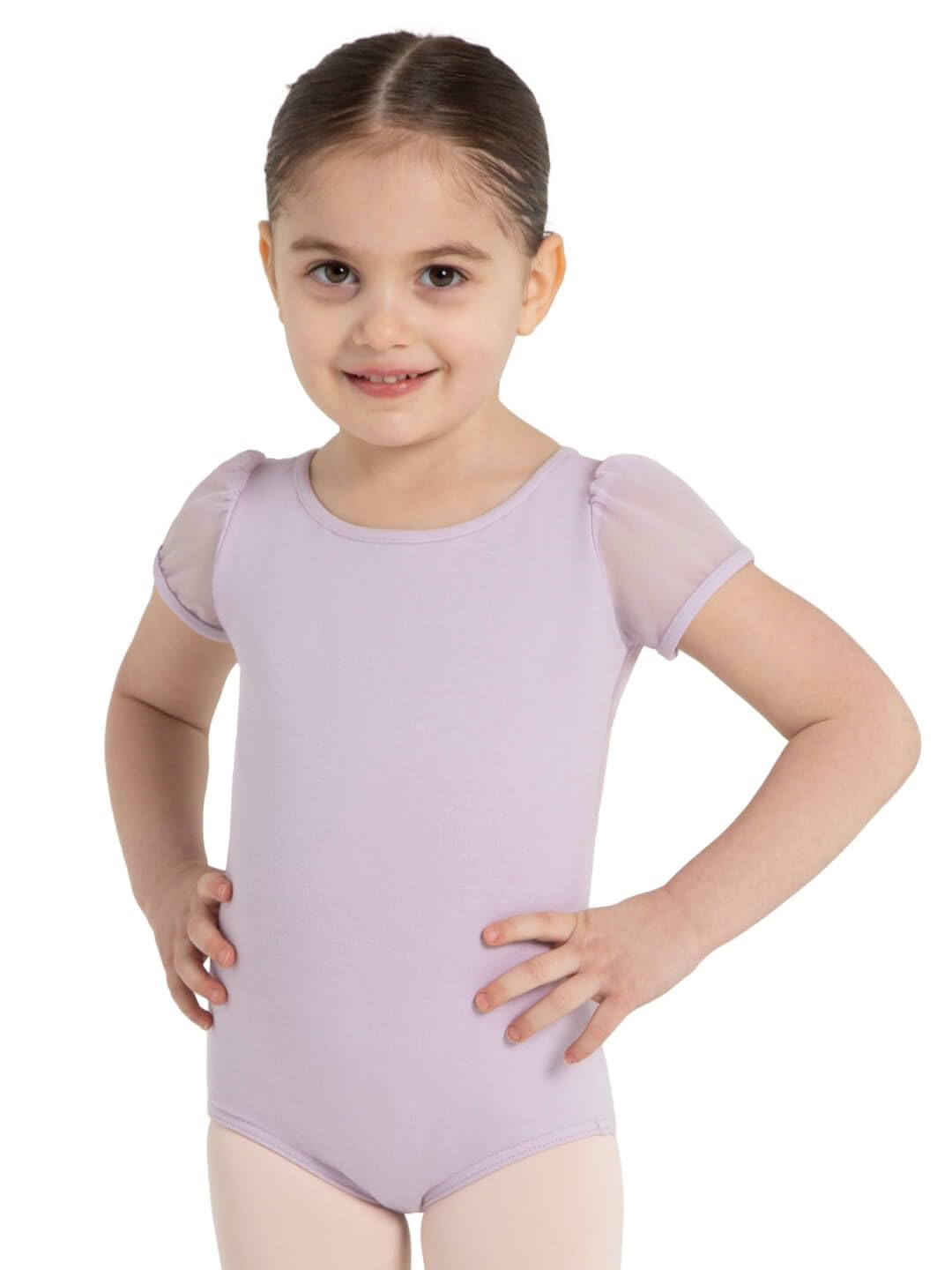 Capezio Women 11311C Puff Sleeve Leotard - LAVENDER, T