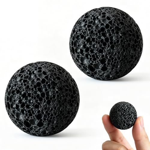 2PCS Callus Ball Callus Ball for Hand Moon Grip Ball Callu Rock Skin Conditioning Callus Building Grip Training Fidget Non-Sweat Rocks Climbing Grip Trainer for Athletes Rock-Solid Grip(M-4CM)