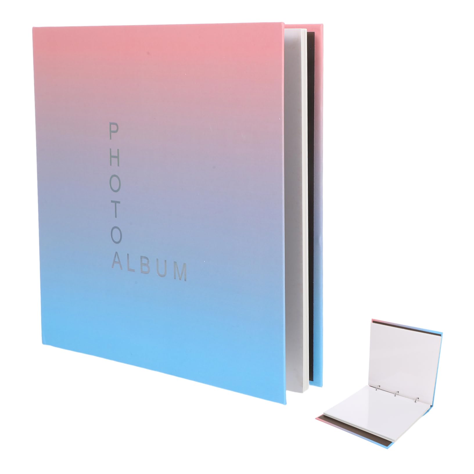 Didiseaon Album Fotografico Fai da Te con Raccoglitore Anelli Pagine Adesive per Fiori Secchi Pressati Album di Raccolta di Fiori Autoadesivo Organizzatore di Libri Fotografici