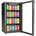 Vremi Beverage Refrigerator and Cooler - 100 to 120 Can Mini Fridge with Glass Door for Soda Beer or Wine - Auto Defrost Drink Dispenser Machine for Office or Bar with Adjustable Removable Shelves
