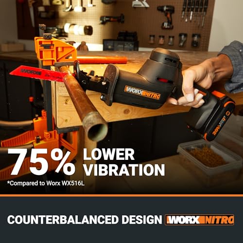 WORX 20V Brushless Reciprocating Saw