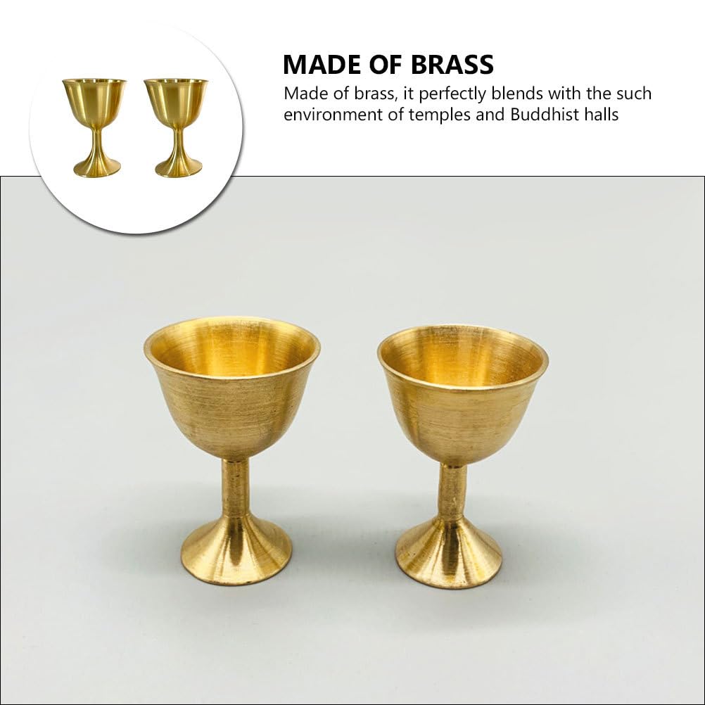 Whiskey Glasses Whiskey Glasses Terrarium Decor 6 Pcs Chalice Cup brass chalice cup brass chalice goblet brass wine goblet Brass Martini Glasses Vintage Decor Vintage Decor