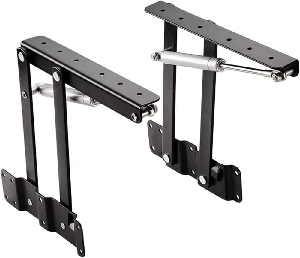 2pcs Cerniere Idraulico Smorzamento Cuscino Cerniera Supporto Kit Tavolino Sollevamento Stand Ascensore A Nascosto Meccanismo Top Cerniere