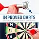 Große & Sichere Magnetische Dartscheibe (Holzrahmen) für Kinder & Erwachsene - Spaßiges Magnetisches Dartspiel für bis zu 4 Spieler - Inklusive 12 Bunten Dartpfeilen + Trocken Abwischbare Punktezettel