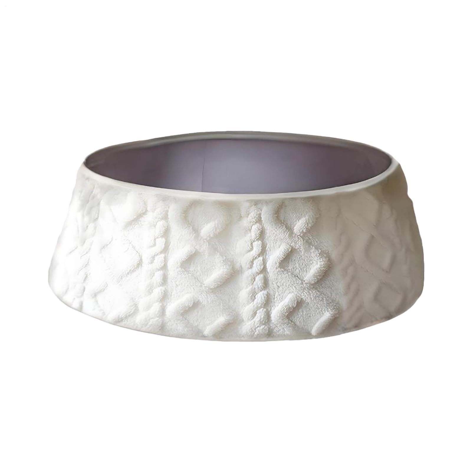 Collier de sapin de Noël jupe rustique en tricot décoration de vacances