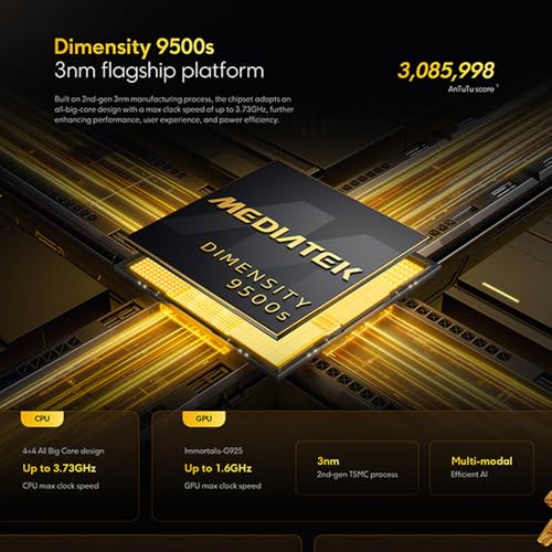 POCO X8 Pro Max, Smartphone 12 + 512 GB, hochwertiger Prozessor Dimensity 9500s, Ultra-helles AMOLED-Display, 50 MP Light Fusion 600 mit OIS, Schwarz, Ladegerät inklusive – Bild 4