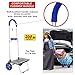 dbest products Bigger Mighty Max Personal Dolly, Blue Handtruck Cart Hardware Garden Utilty