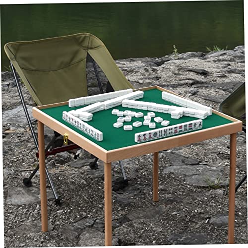 Mini Mahjong set juego tradicional chino con 144 piezas y dados miniatura 2
