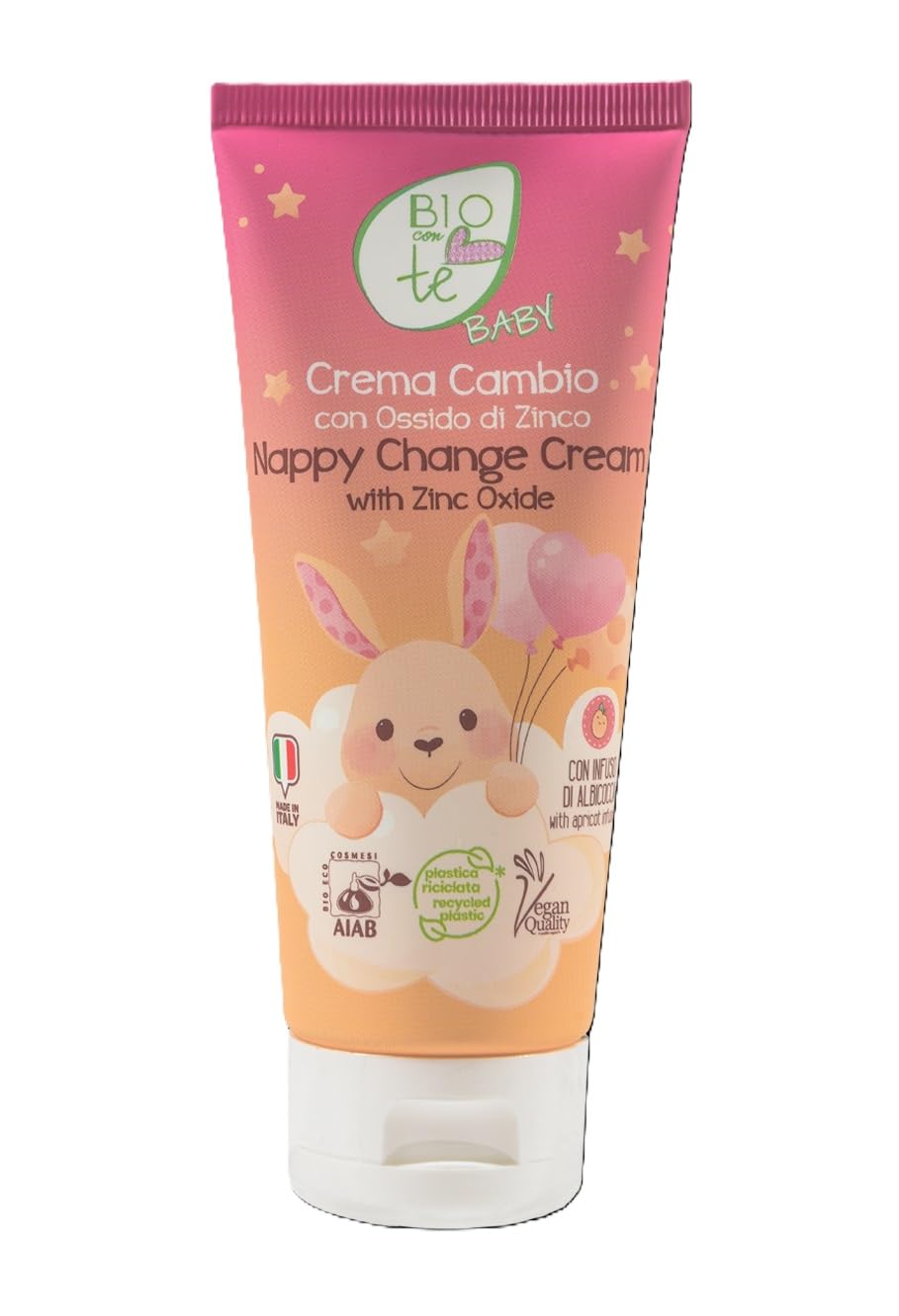 Bioconte Organic Nappy Change Cream with Zinc Oxide Made on Italy 100ml