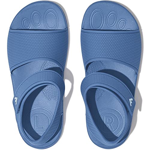 FitFlop Kids' Iqushion Kids Junior Ergonomic Back-Strap Sandals Rocket Blue 23