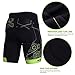 beroy Cycling Men's Shorts,Custom Bike Shorts,Bicycle Tight Black 2XL