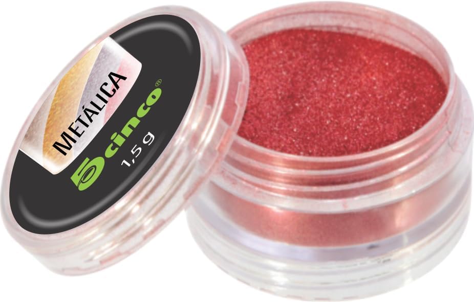 5cinco Pigmento Sombra Em Po Brilho Metálico Tatiane