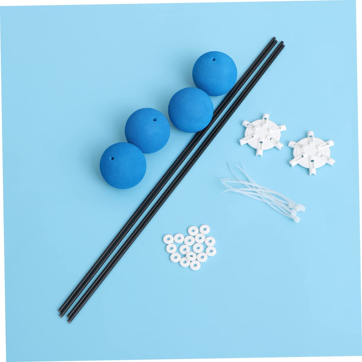 BESTonZON 3pezzi Kit di Allenamento Anticrash per Elicotteri Set da Blu Leggero e Facile da Installare per Principianti e Esperti Materiali
