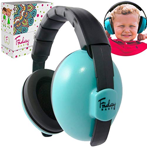 Fridaybaby Baby Ear Protection (0-2+ Years) - Comfortable and Adjustable Noise Cancelling Ba