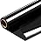 PerkHomy Colored Cellophane Wrap Roll 16 x 100\' 3 Mil Thick Cellophane For Gift Basket Treats Goodie Wrapping Craft Flower Bouquet Plastic (Black, 100ft (16in Width))