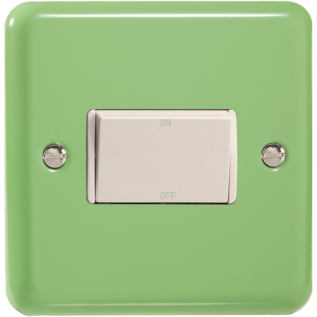 Varilight 10A Fan Isolating Switch (3 Pole) Beryl Green