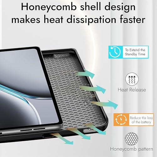 TGK-Case-for-OnePlus-Pad-2-121-inch-Tablet-Trifold-Smart-Stand-Cover-Black