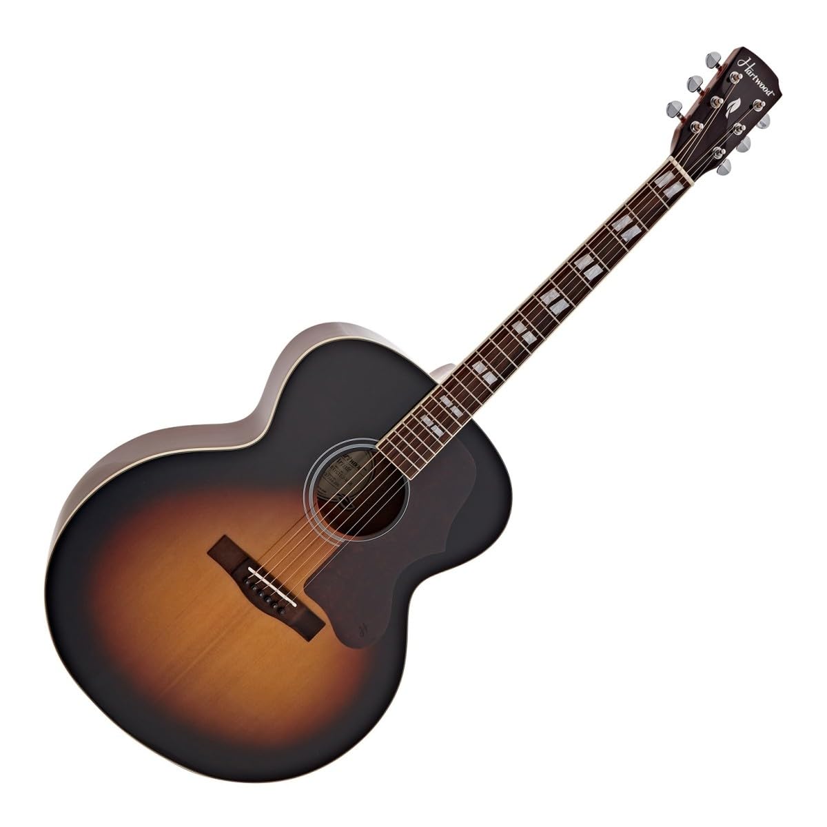 Hartwood Chitarra acustica Artiste Jumbo, Vintage Sunburst | Proiezione Estesa da Legni Tonali Ricchi, Tastiera Purpleheart e Manico Mogano, Rinforzo a X, Corde D'Addario