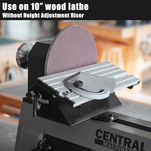 Image of Lathe Mounted Disc Sander for 10 inch and 12 inch Woodtuning Lathe with Thread 1 inchX8TPI, Sanding Accessory, 9 inch Disc Sander.
