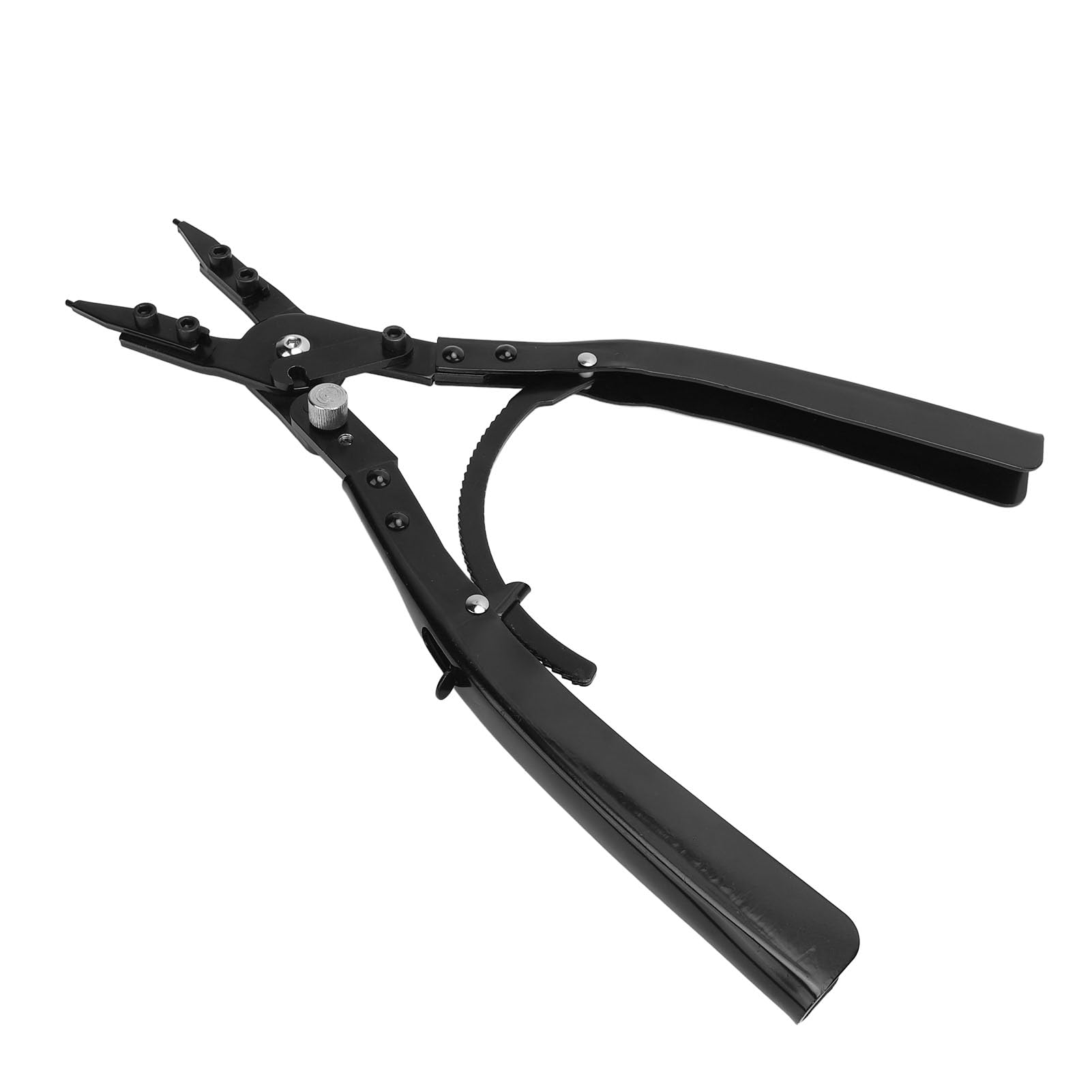 Set di Pinze per Anelli Elastici da 16 Pollici con Punte da 180° e 90° per la Riparazione di Veicoli - Strumento Versatile la Rimozione degli Anelli Elastici