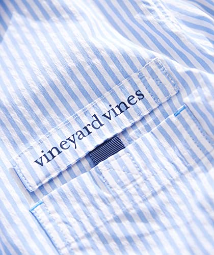 vineyard vines Women's Seersucker Harbor Shirt Cover-up4