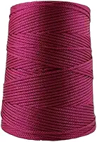 Fio cordão Náutico Rayontex 2,5/3mm - Text 1200-500g Crochê artesanato vinho