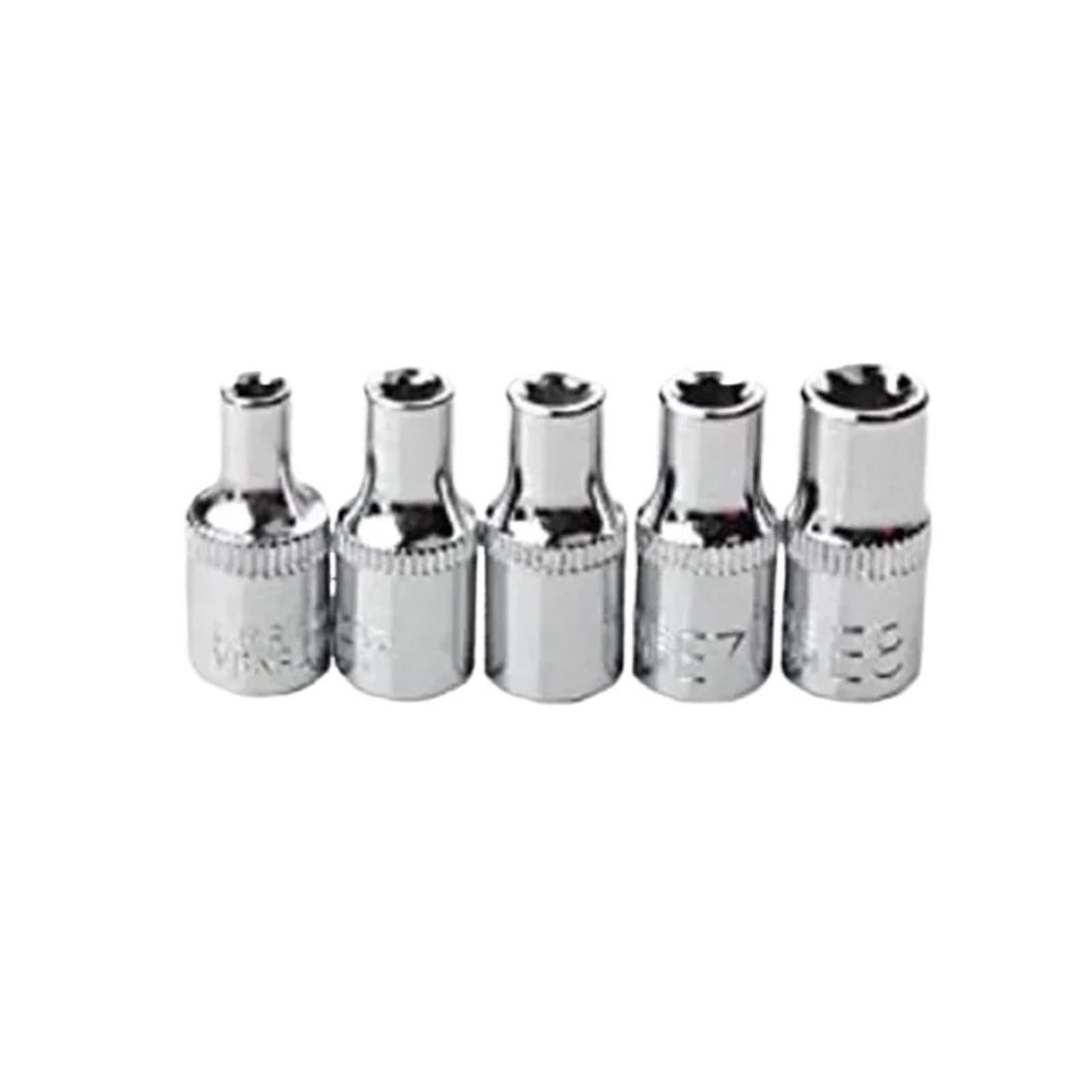 Zestaw nasadek gwiazdowych E-Torx z obudową Napęd 1/4, 3/8, 1/2 cala zewnętrznych E4-E24 Zestaw przedłużek(1-4 5PCS)