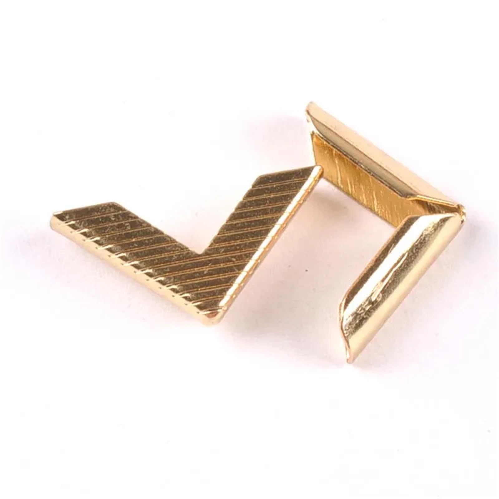Narożniki do zdjęć w albumie, metalowe ochraniacze na rogi książki, złote 17x17x3,0 mm, opakowanie 50 sztuk książek i rękodzieła