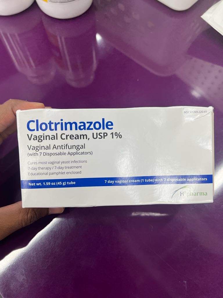 Clotrimazole Vaginal USP 1% Cream - 45 Gm