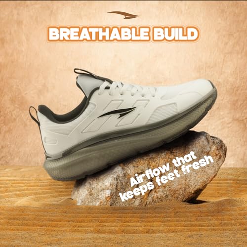 Image of ASIAN Men's Quantum-31 Max Running Shoes with Breathable Knit Upper | Sporty Sneakers with Arch Support, Memory Foam Tech & High-Grip Sole | Boys Lightweight Shoes for Running, Training