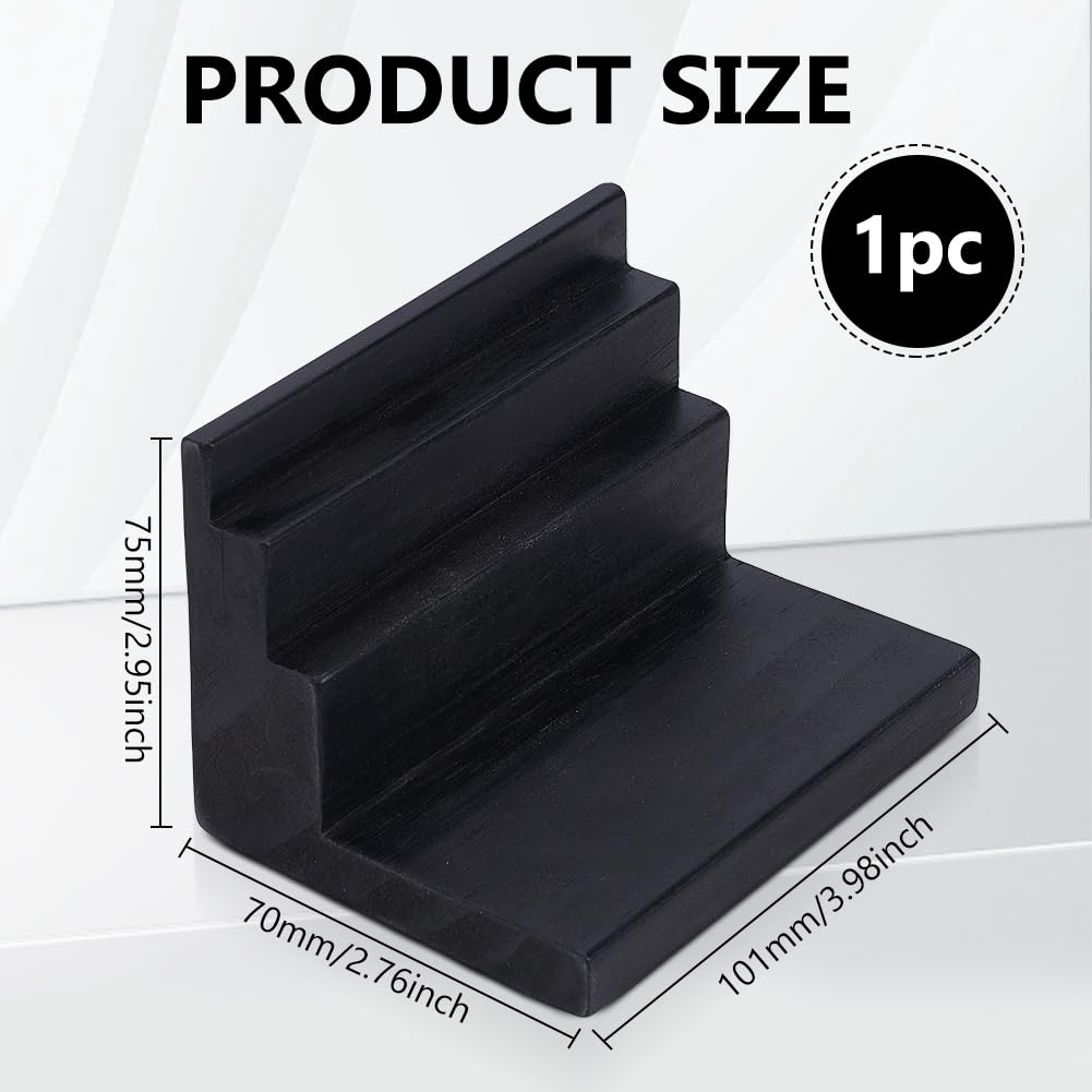 FINGERINSPIRE Etichettatrice per bottiglie 101x70x75mm Bottiglie nere Etichettatrici per bottiglie in legno di pino Etichettatrice per bottiglie in legno Strumenti maghi Etichette Adesivi Strumento