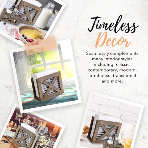 Autumn-Alley-Farmhouse-Napkin-Holder-Classic-Barn-Door-Motif-with-Galvanized-Metal-Durable-Rustic-Napkin-Holder-for-Farmhouse-Kitchen-Decor Autumn Alley Farmhouse Napkin Holder Classic Barn Door Motif with Galvanized Metal Durable Rustic Napkin Holder for Farmhouse Kitchen Decor