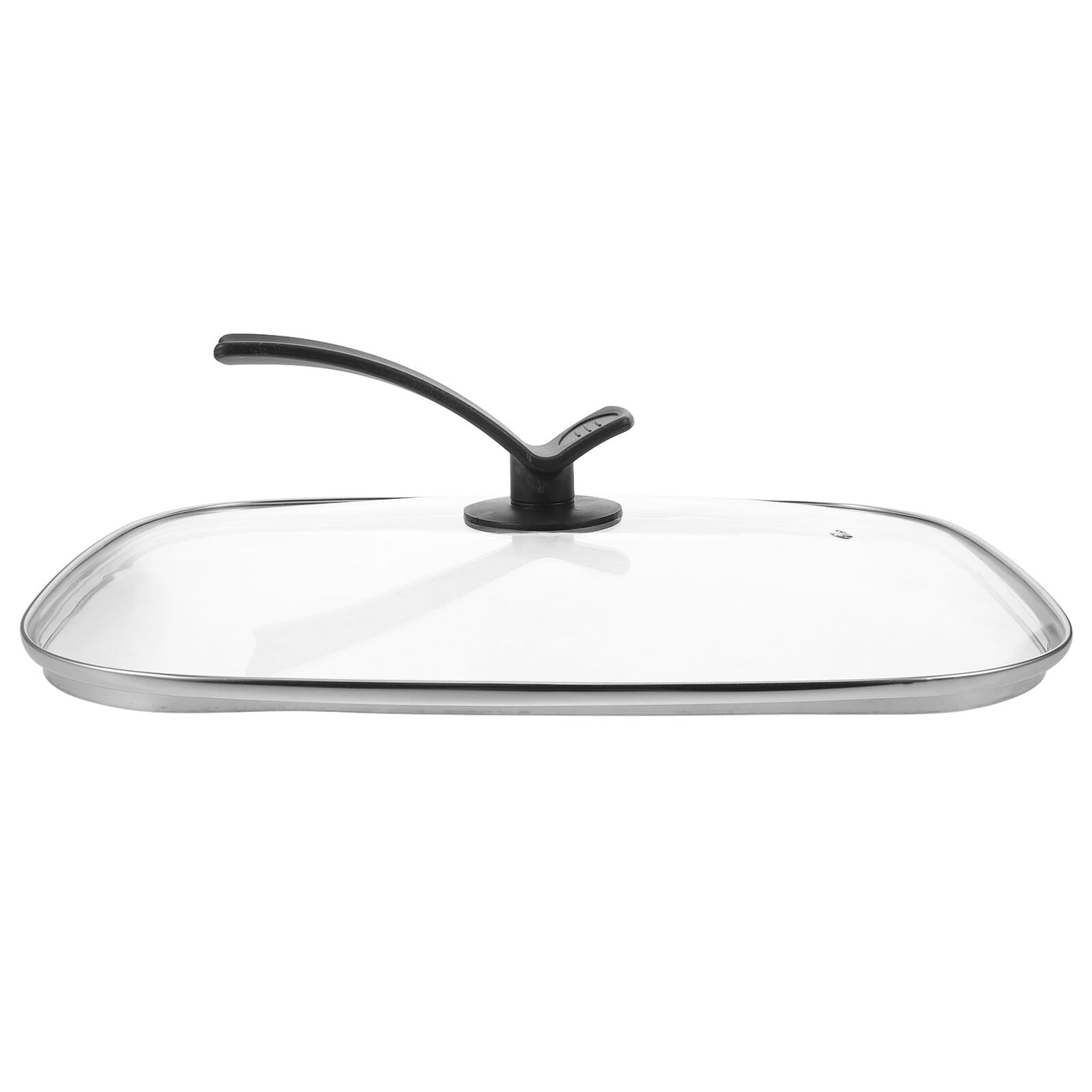 Hitzebeständiger Glas-topfdeckel mit Anti-verbrennungsgriff Rechteckiger Ersatzdeckel Bruchsicherer Küchenzubehör für Pfannen und Vielseitige Kochgeschirre