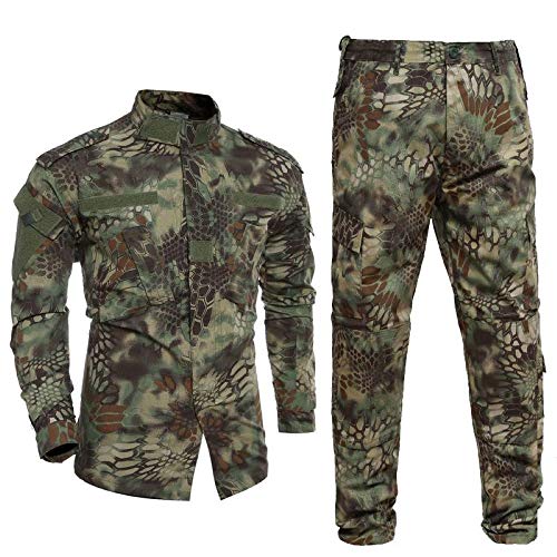 DLP Tactical BDU Combat Pants & Jacket Set Ripstop PolyCotton Reinforced Knees & Elbow Military-Style Uniform product thumbnail 8