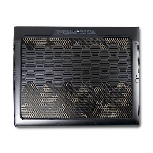 Image of MightySkins Carbon Fiber Skin Compatible with Alienware M18 R1 (2023) Full Wrap Kit - Camo Dots | Protective, Durable Textured Carbon Fiber Finish | Easy to Apply & Change Styles | Made in The USA