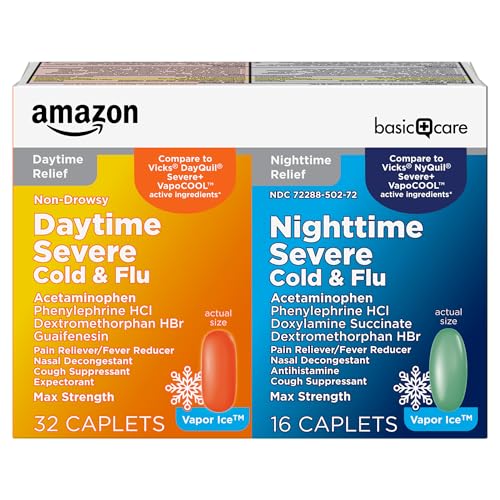 Amazon Basic Care Vapor Ice Day and Night Severe...