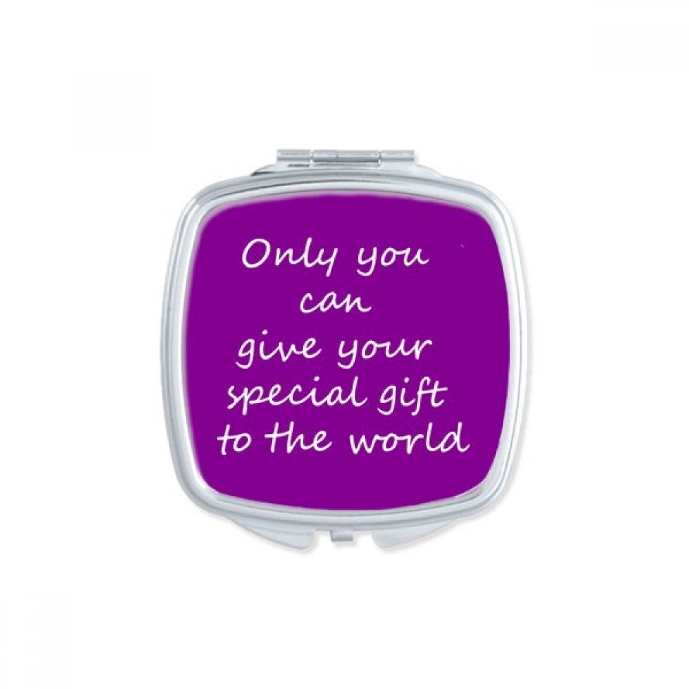 Miroir compact de poche mignon pour vos retouches maquillage nomades
