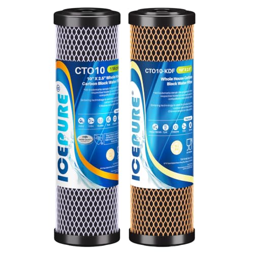 Image of ICEPURE 1 Micron 2.5 inch x 10 inch Whole House Water Filter Combo Kit, 1 Combo