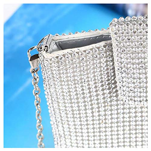 Happyera Bling Rhinestone Evening Handbag Cell Phone Purse Wallet Clutch Crossbody Bag - E #TOP5