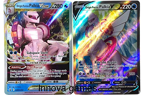 Origin Forme Palkia V & VSTAR - SWSH 253 - SWSH254 - Promo Holo Pokemon Card Set