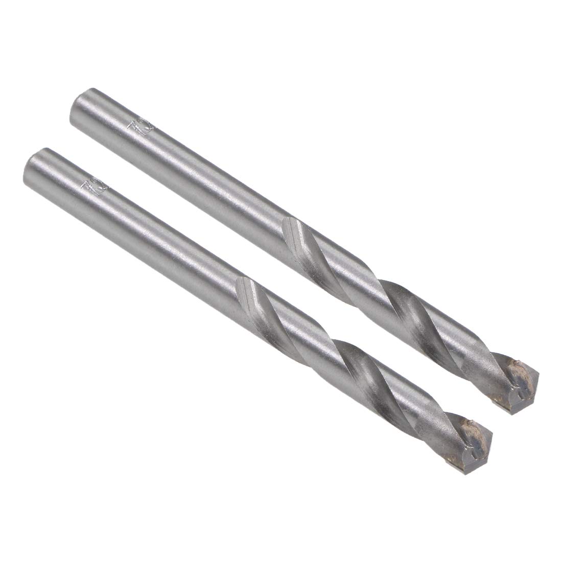 sourcing map Cemented Carbide Twist Drill Bits 7.2mm Metal Drill Cutter for Stainless Steel Copper Aluminum Zinc Alloy Iron 2 Pcs