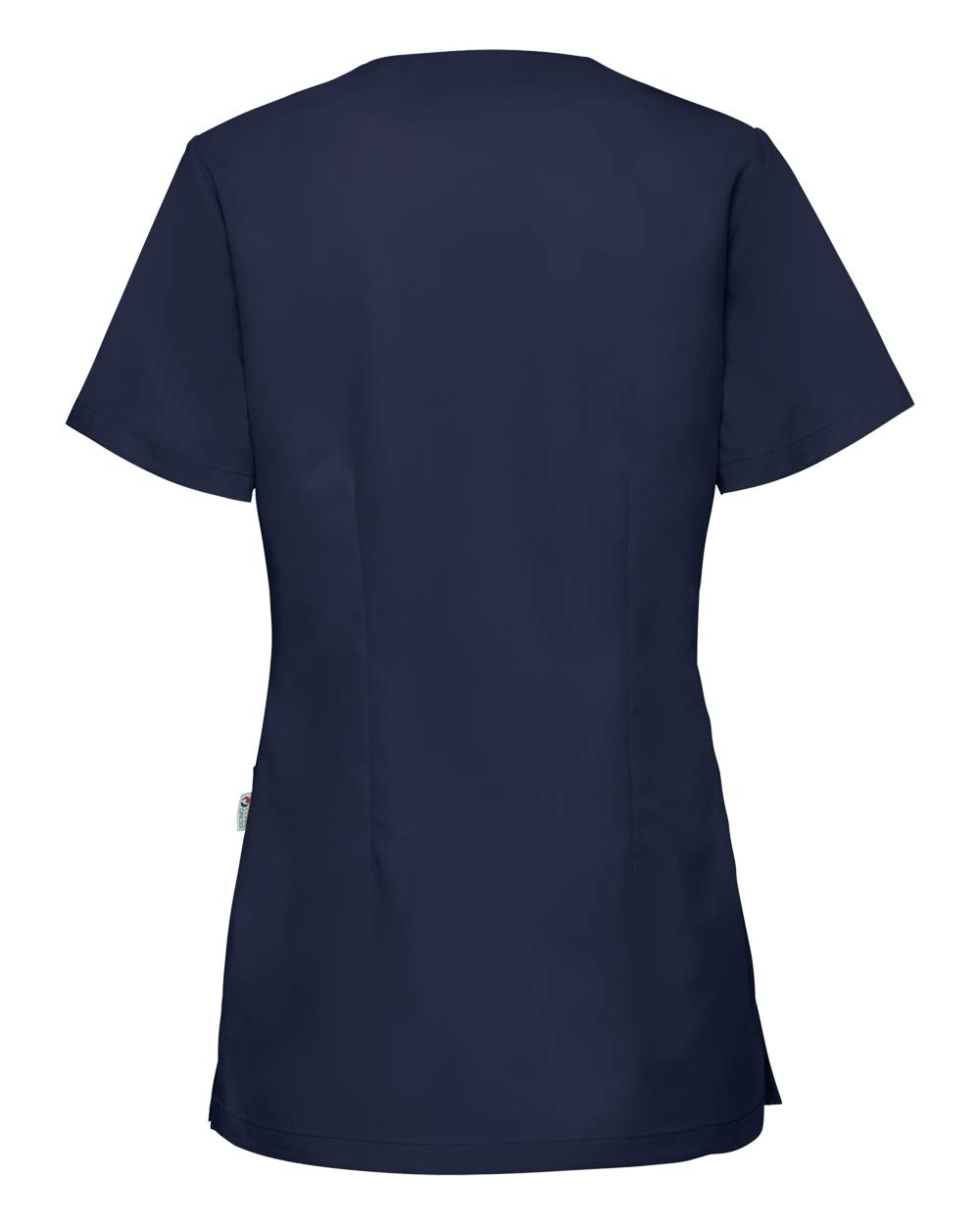 CLINIC DRESS Schlupfkasack Damen Kasack leicht tailliert V-Ausschnitt 2 Seitentaschen Seitenschlitze 50% Lyocell 95° Wäsche