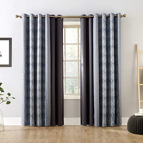 Sun Zero 62732 Nordic 2-Pack Theater Grade Noise Reducing Extreme 100% Blackout Grommet Curtain Panel Pair thumb #9
