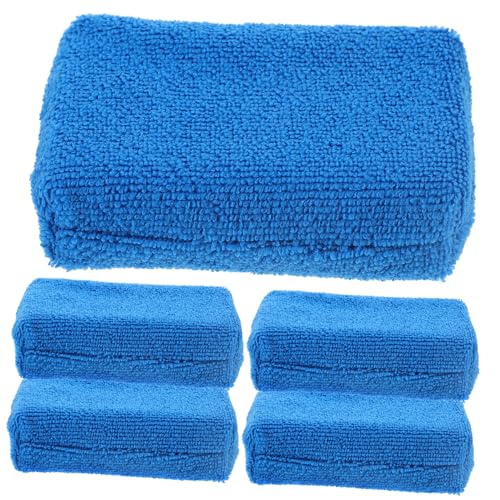 HEALLILY 5Piezas Toalla Aplicadora de Cera para Ergonómico para Limpieza y Detallado Color Elegante
