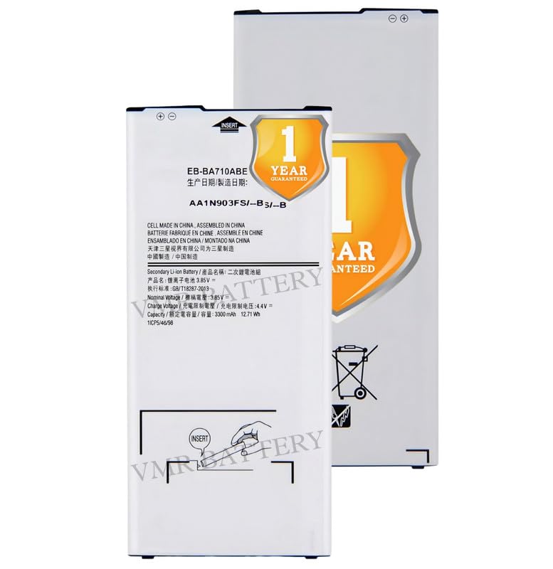 Image of Original EB-BA710ABE Battery Compatible for Samsung Galaxy A7 (2016) (SM-A710F) - (3300mAh) - 1 Year Warranty K7