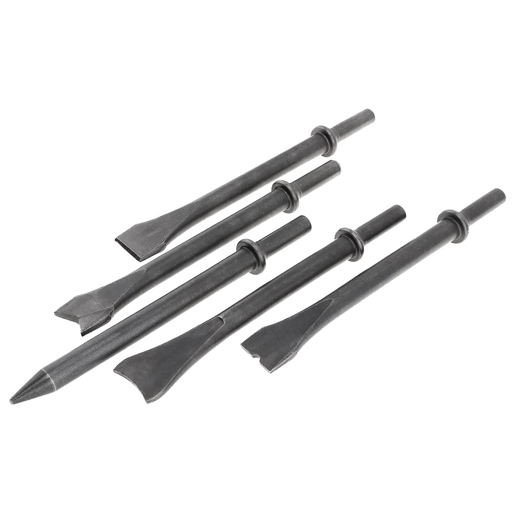 8 Pcs Pneumatique Ciseau Air Marteau Poinçon Outil D'Écaillage Pneumatique Ciseau Air Hamme Couper la Rouille
