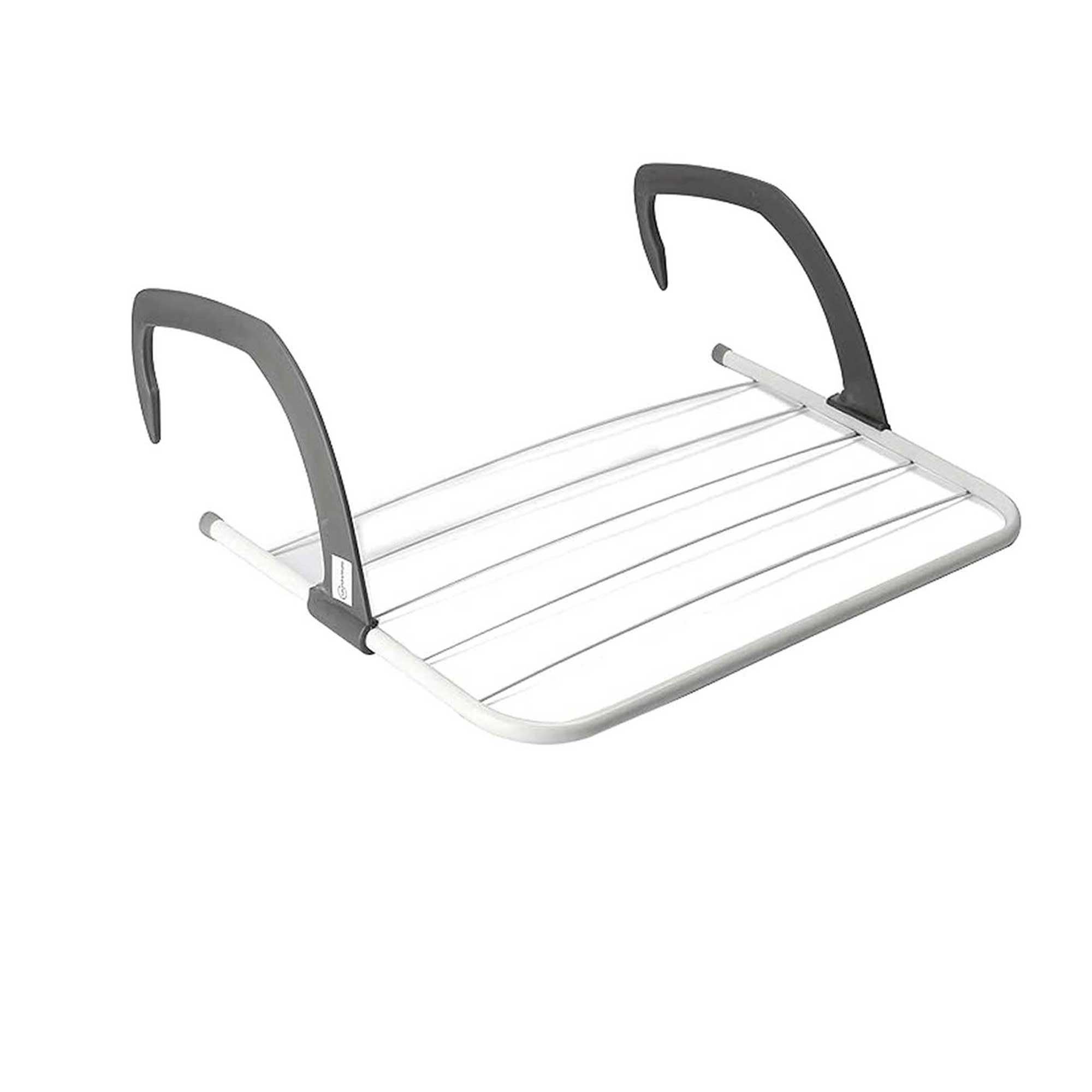KAV Foldable Indoor Cloth Airer Drying Radiator Bath Rack 5 Bars with Waterproof Adjustable Arms Space-Saving Camping Drying Rack Easy To Install, Indoor Outdoor Towel Holder, Pack of 1 โ image 1