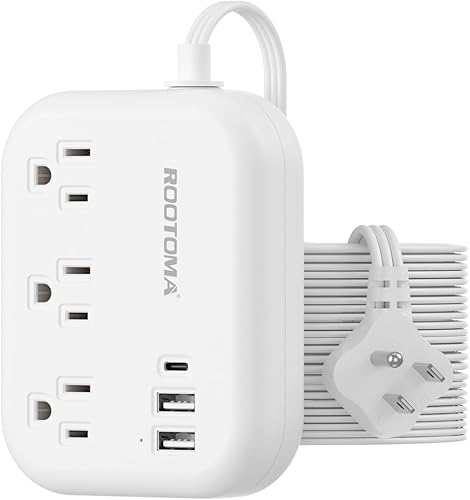 Cable de extensión plano de 15 pies detrás de muebles, cable ultra delgado debajo de la alfombra, alfombra, puerta, barra de alimentación larga con