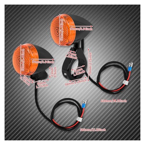 Clignotant LED Moto Haut de Gamme pour Custom Iron 883 et Bobber 72