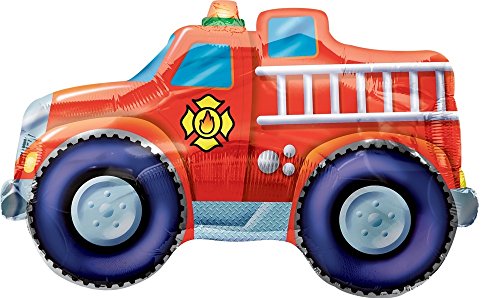Mayflower Products Fire Truck Fire Engine 3Rd Birthday Party Supplies And Balloon Decorations #TOP1